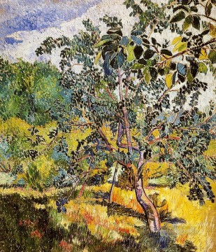 風景 Painting - 庭の隅の太陽の木
